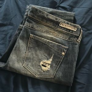 Express - Ultra skinny, slim fit low rise jeans